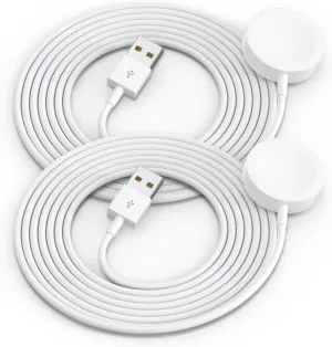 2Pack Upgraded for for Apple Watch Charger USB Magnetic Wireless Fast iWatch Charger Portable Compatible with iWatch Ultra/Series 9/8/7/6/SE/SE2/5/4/3/2/1-[3.3FT]