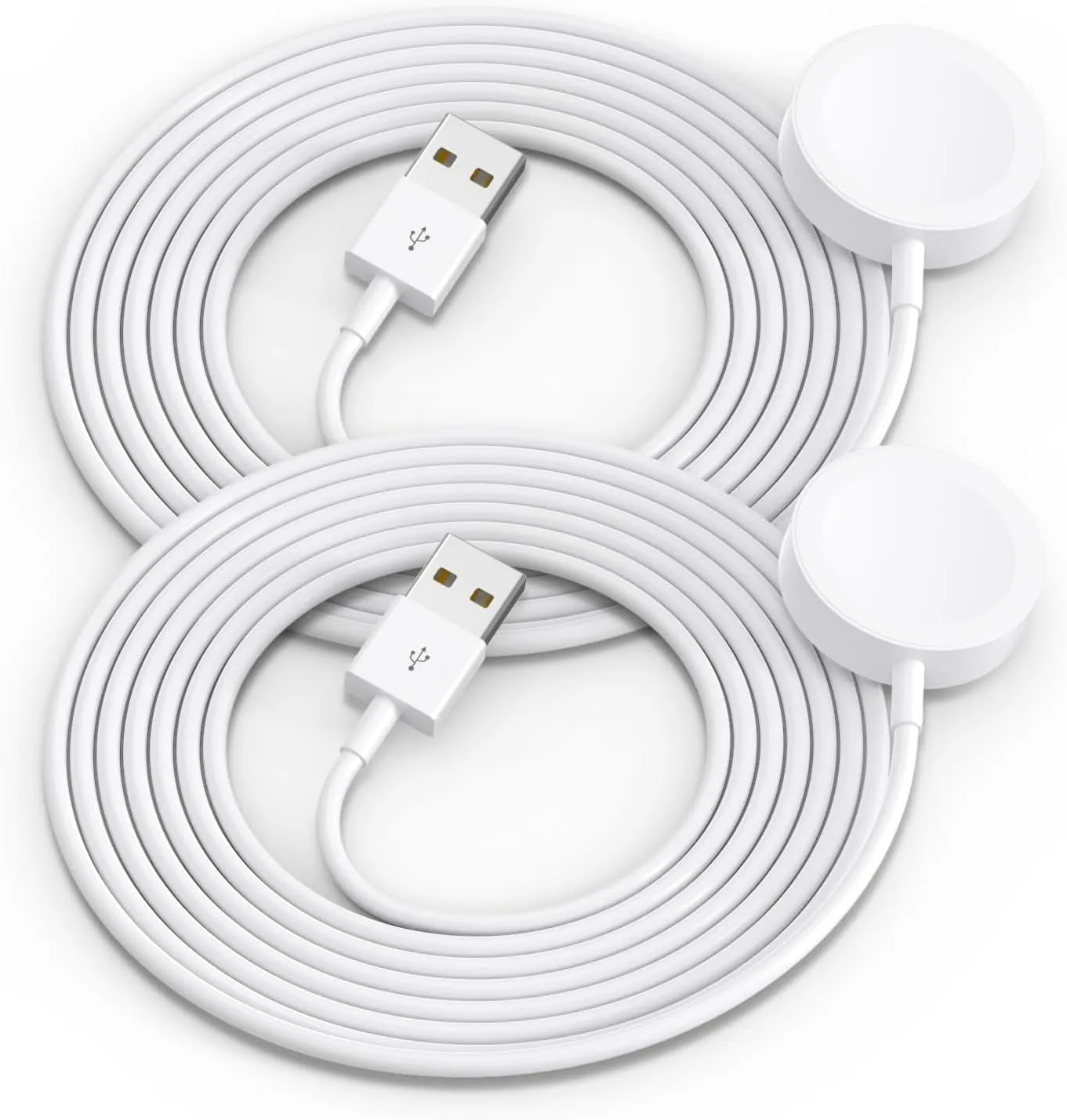 2Pack Upgraded for for Apple Watch Charger USB Magnetic Wireless Fast iWatch Charger Portable Compatible with iWatch Ultra/Series 9/8/7/6/SE/SE2/5/4/3/2/1-[3.3FT]