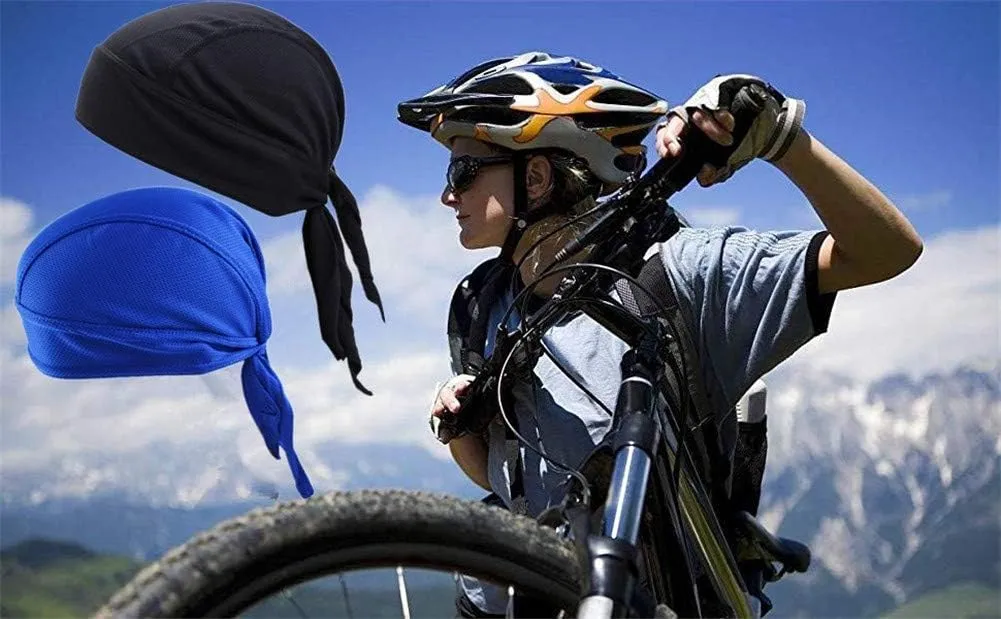 4 Pack Head Wraps Cycling Caps Dew Rag Skull Caps Beanie Cap Do Rags, Pirate Hats, Doo Rag, Durag Bandana
