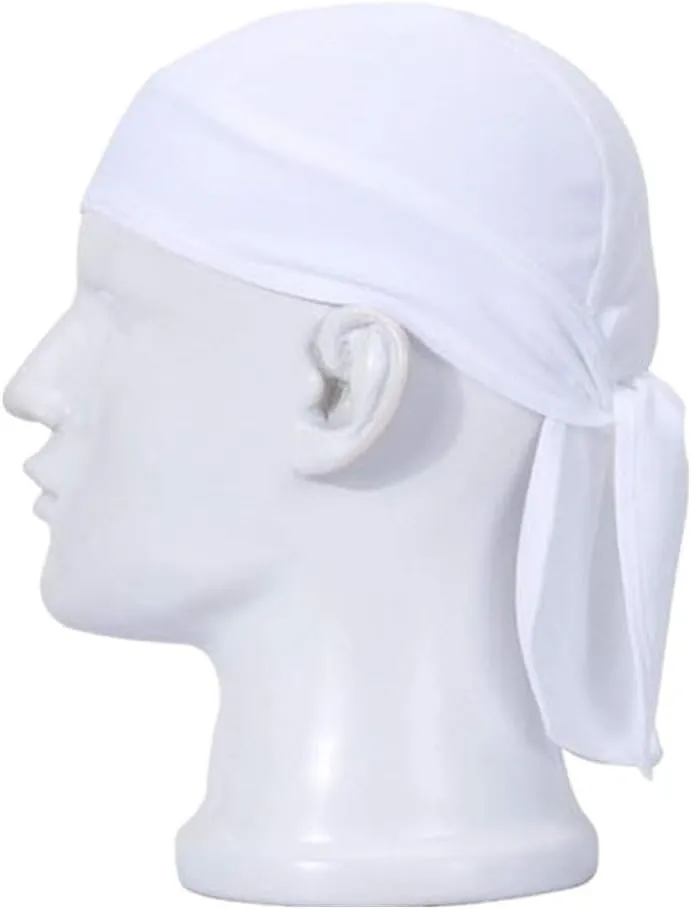 4 Pack Head Wraps Cycling Caps Dew Rag Skull Caps Beanie Cap Do Rags, Pirate Hats, Doo Rag, Durag Bandana