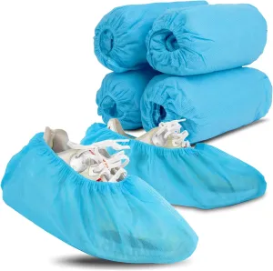 40 Pack (20 Pairs) Shoe Covers - Boot Covers Disposable Non Slip Shoe Covers for Men and Women Fits All Sizes of Shoe Booties for House Cleaning