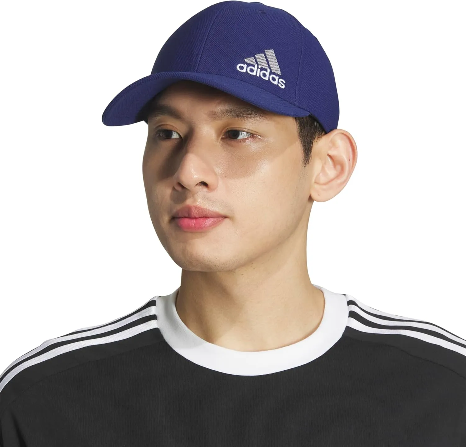 adidas Men's Release 3 Structured Stretch Fit Cap