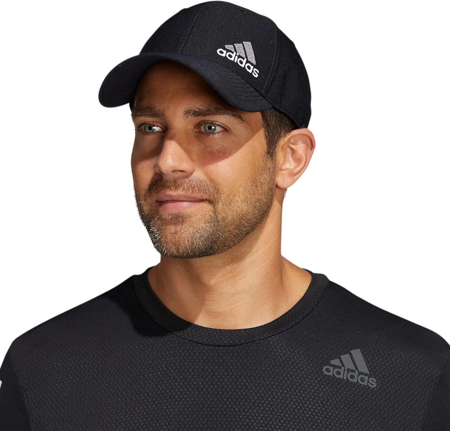 adidas Men's Release 3 Structured Stretch Fit Cap
