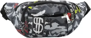 AIBEARTY Kids Fanny Pack Boys Small Camouflage Waist Pack Belt Waist Bag Pack Pouch with Adjustable Strap for Children Sport Running, Camping, Trip