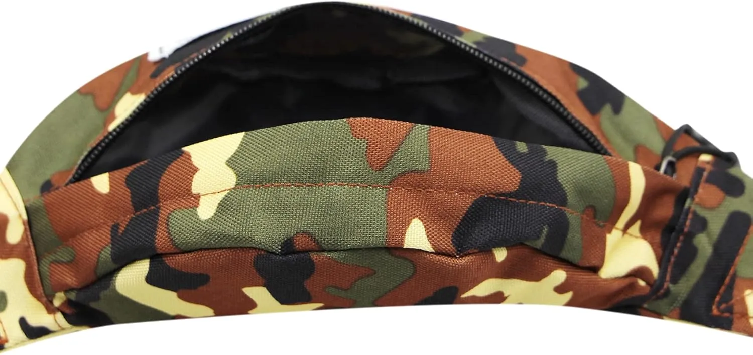 AIBEARTY Kids Fanny Pack Boys Small Camouflage Waist Pack Belt Waist Bag Pack Pouch with Adjustable Strap for Children Sport Running, Camping, Trip
