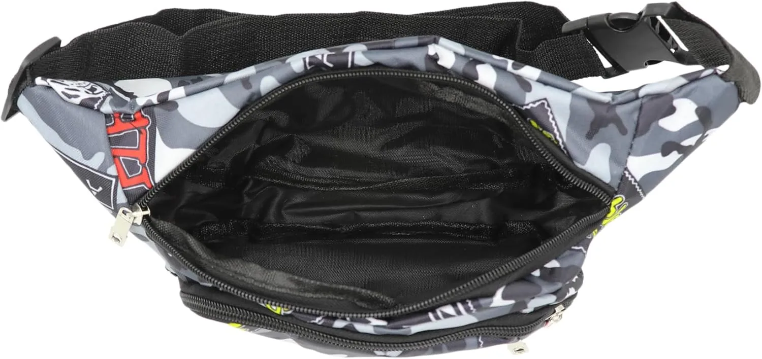 AIBEARTY Kids Fanny Pack Boys Small Camouflage Waist Pack Belt Waist Bag Pack Pouch with Adjustable Strap for Children Sport Running, Camping, Trip