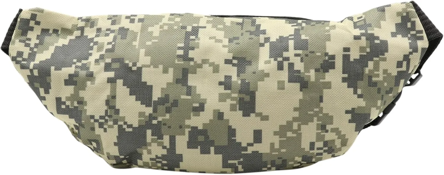 AIBEARTY Kids Fanny Pack Boys Small Camouflage Waist Pack Belt Waist Bag Pack Pouch with Adjustable Strap for Children Sport Running, Camping, Trip