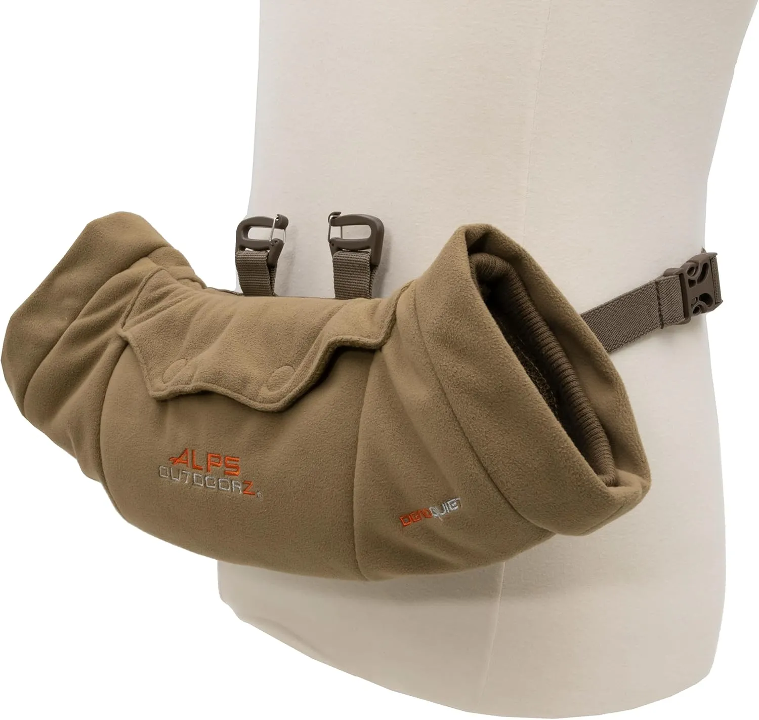 ALPS OutdoorZ Ember Hand Warmer, Waterproof Fleece Fabric in Brown, Convenient Valuables Pocket