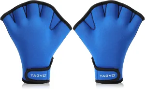 Aquatic Gloves for Helping Upper Body Resistance, Webbed Swim Gloves Well Stitching, No Fading, Sizes for Men Women Adult Children Aquatic Fitness Water Resistance Training