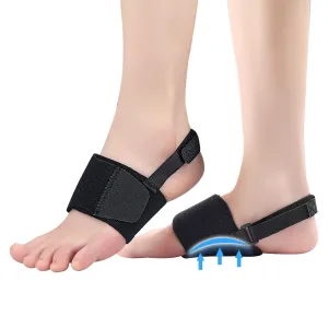 Arch Support, Plantar Fasciitis Braces Sleeves with Gel Pads, Adjustable Arch Support Bands Compression Foot Support Sleeves for Men Women Flat & Fallen Arches, High Arch, Flat Feet