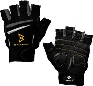 Bionic Women's Beastmode Half Finger Gym Workout Gloves