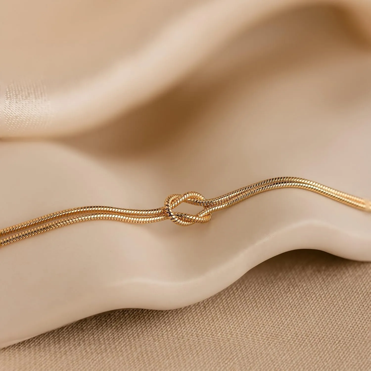 Bracelets for Women Matching Bracelets for Couples Love Knot Bracelet Dainty Snake Chain Forever Infinity Bracelet Adjustable Friendship Bracelet Jewelry Gifts for Women