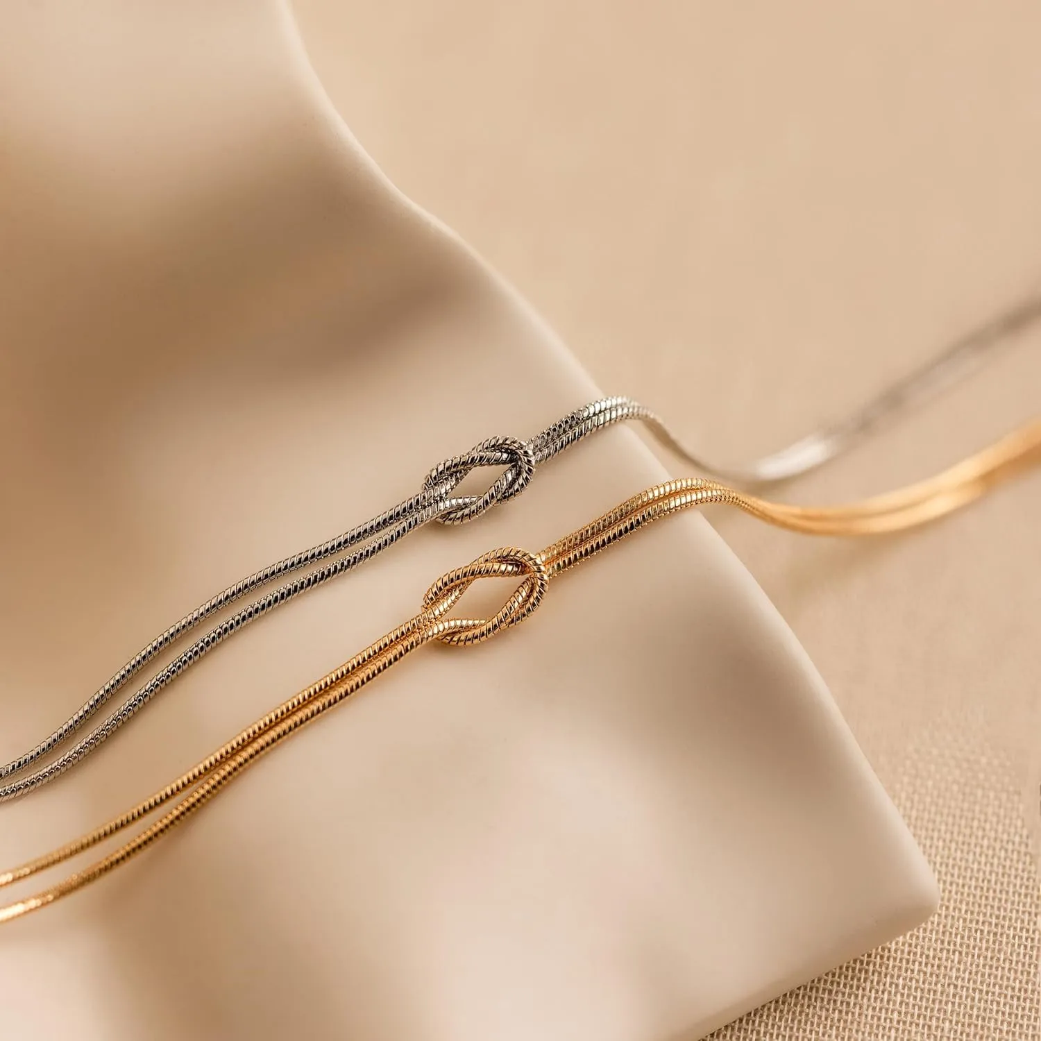 Bracelets for Women Matching Bracelets for Couples Love Knot Bracelet Dainty Snake Chain Forever Infinity Bracelet Adjustable Friendship Bracelet Jewelry Gifts for Women