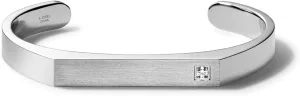 Bulova Men's Classic Stainless Steel Diamond Cuff Bracelet