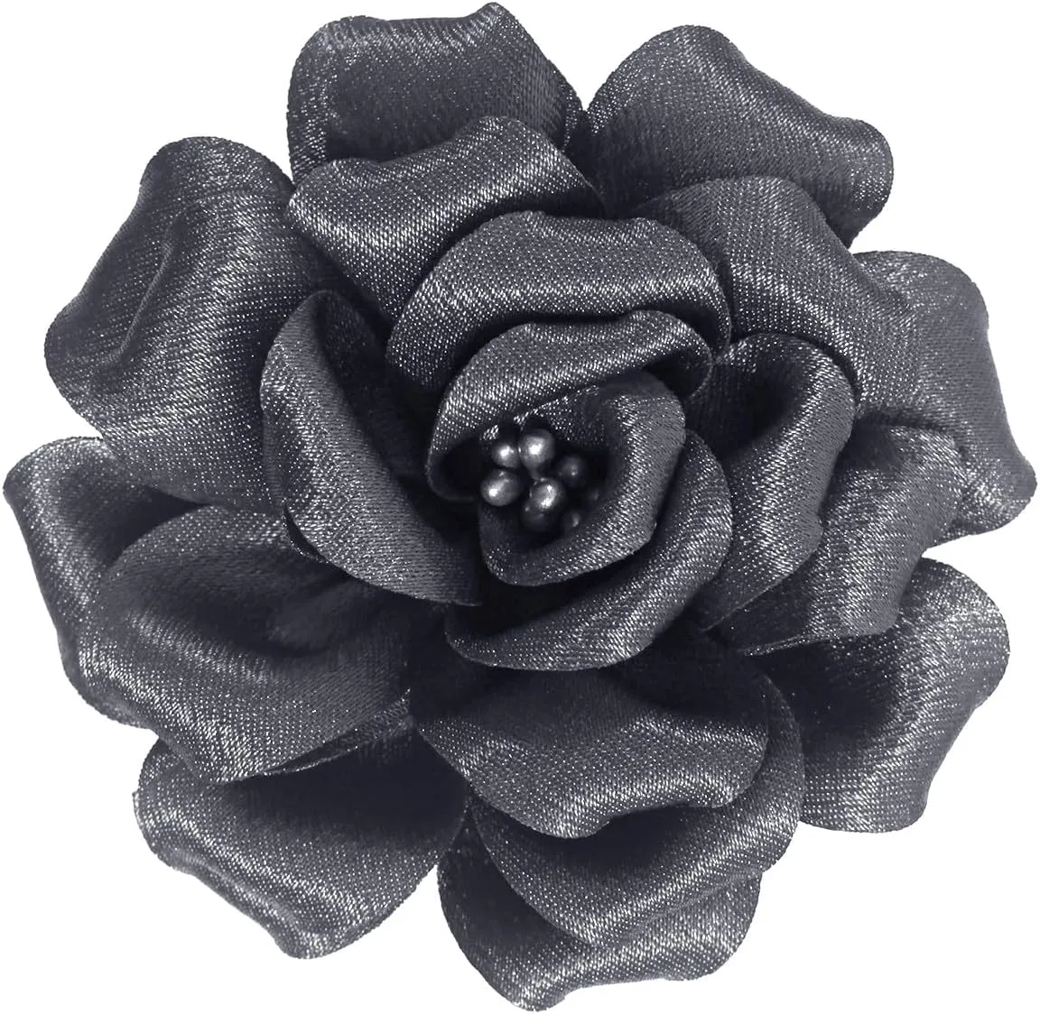 Camellia Flower Brooches and Pins for Women | Hat and Hair Pins | Flower Clips for Clothes