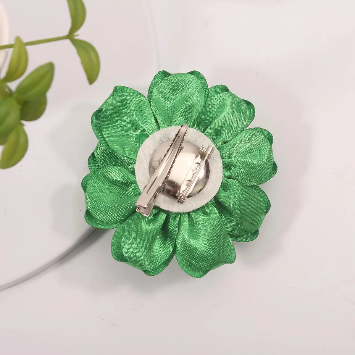 Camellia Flower Brooches and Pins for Women | Hat and Hair Pins | Flower Clips for Clothes