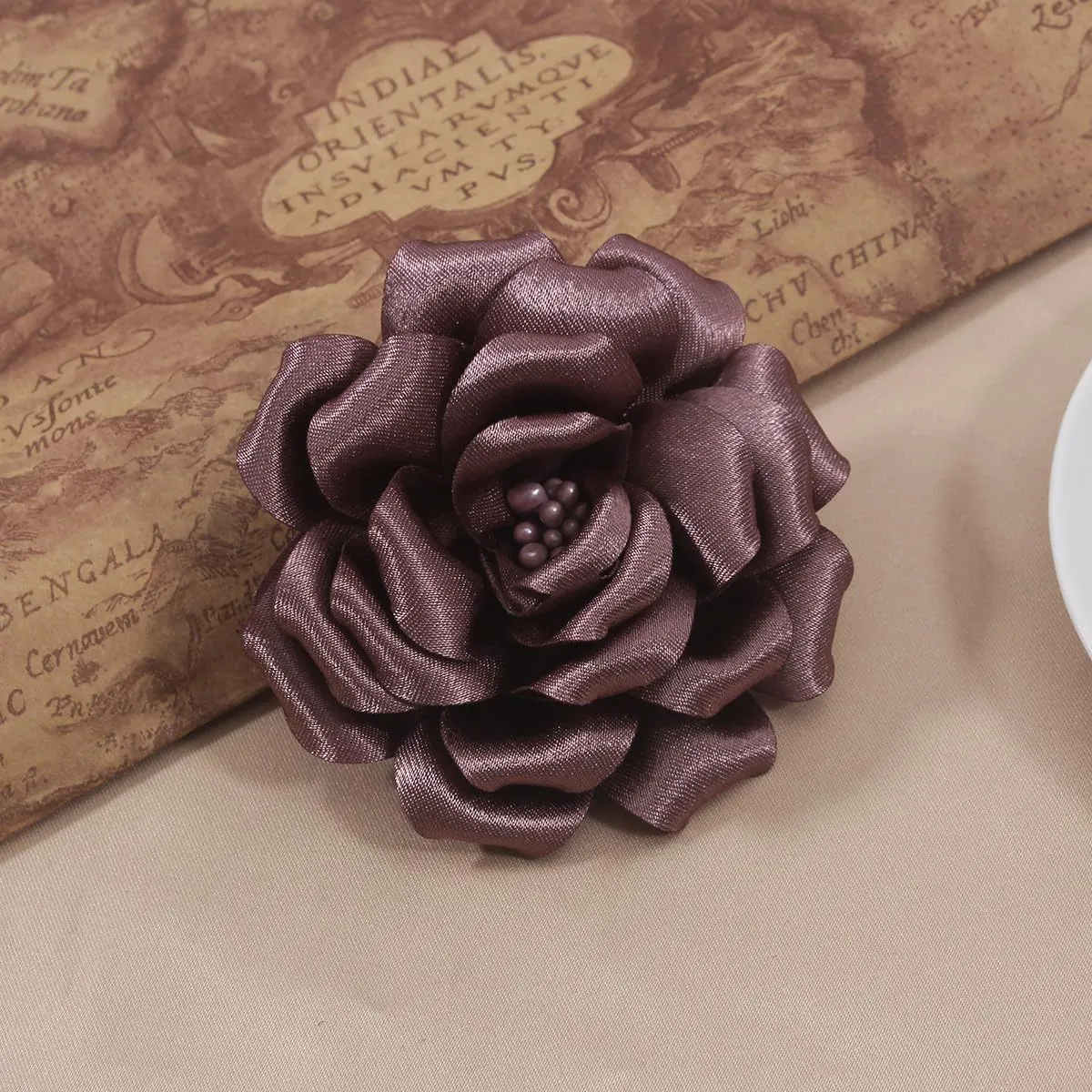 Camellia Flower Brooches and Pins for Women | Hat and Hair Pins | Flower Clips for Clothes
