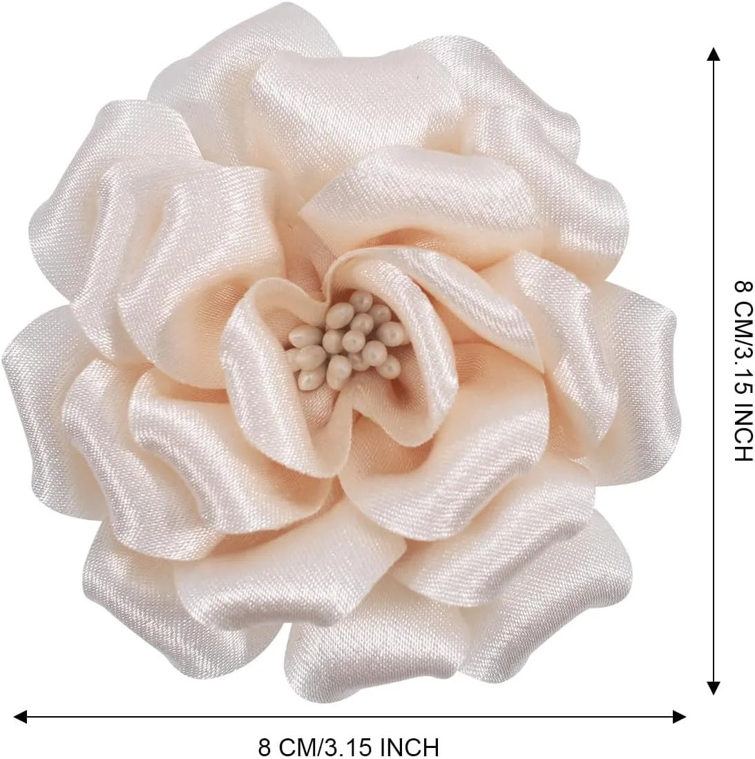 Camellia Flower Brooches and Pins for Women | Hat and Hair Pins | Flower Clips for Clothes