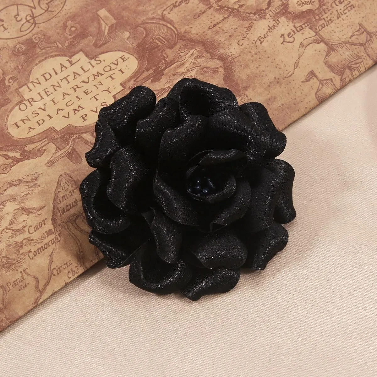 Camellia Flower Brooches and Pins for Women | Hat and Hair Pins | Flower Clips for Clothes