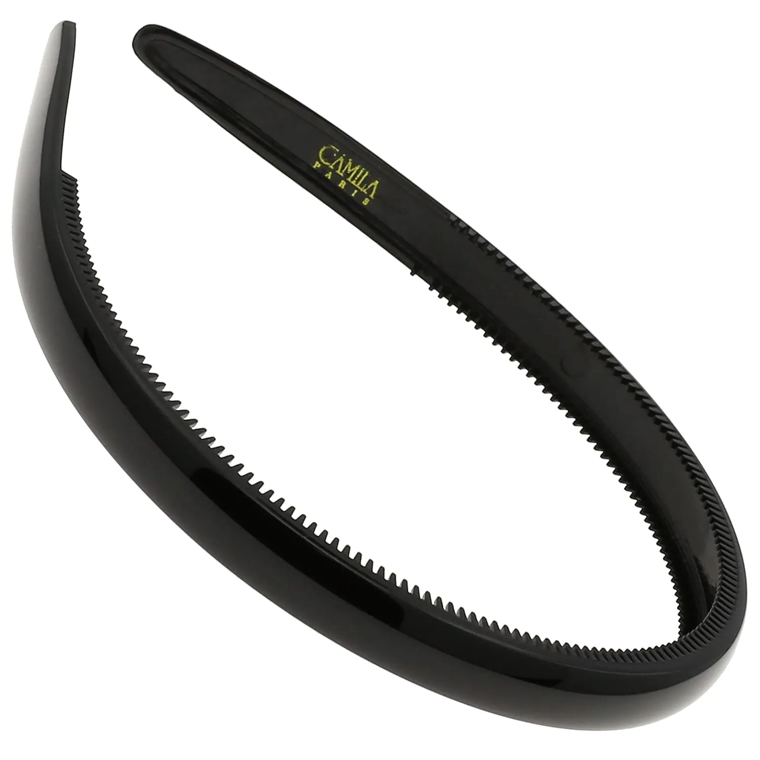 Camila Paris CP3011 French Fashion Headband for Women, Very Flexible with Teeth for Strong Hold Grip, Women's Hairband, No Slip  Durable Styling Girls Hair Accessories, Made in France with Cellulose