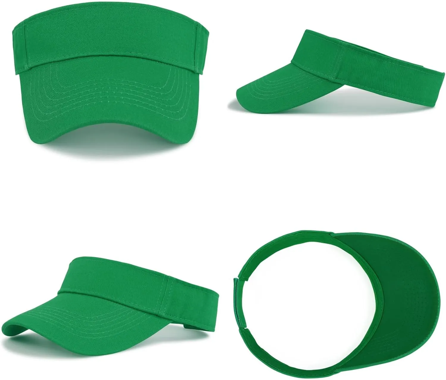 Century Star UPF 50  Kids Visor Sun Hat Adjustable Girls High Ponytail Tennis Hat Sports Boys Running Golf Visor Cap