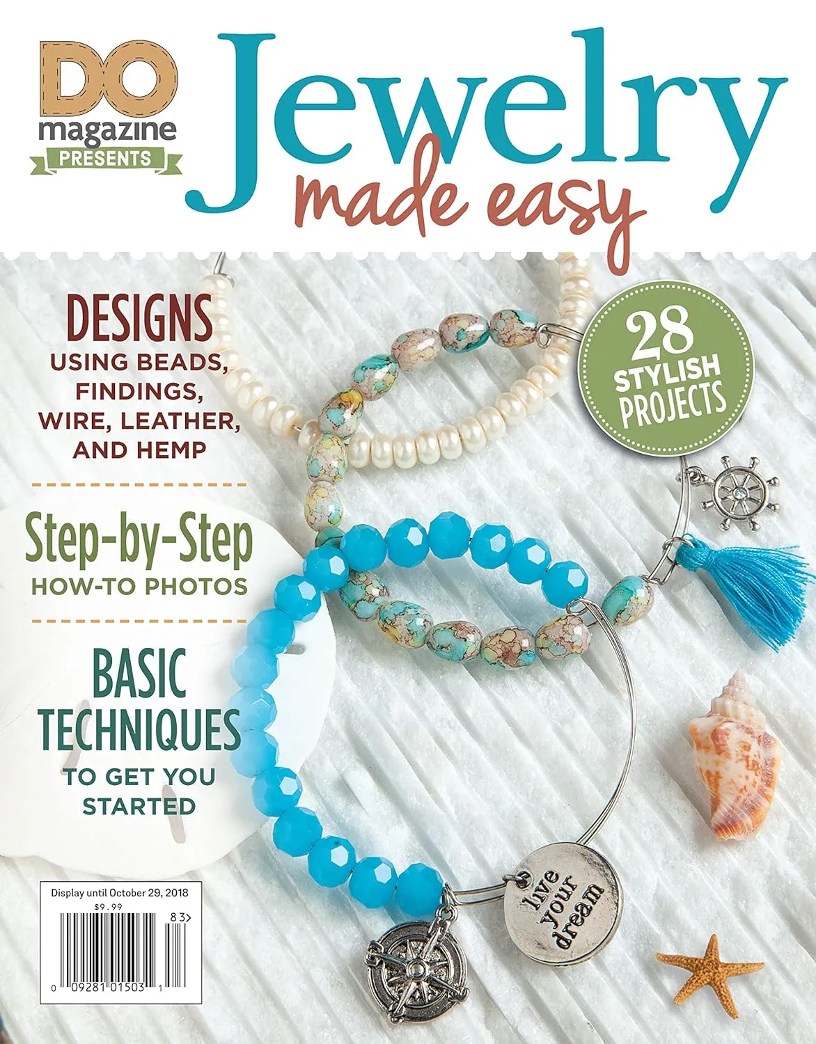 DO Jewelry Made Easy (Design Originals) 28 Stylish DIY Projects with Step-by-Step Instructions for Necklaces, Earrings, Bracelets, Rings, and More using Beads, Findings, Wire, Hemp, and Leather Paperback  August 14, 2018