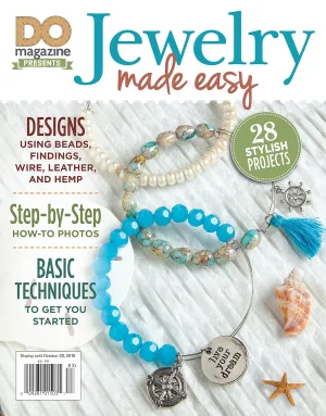 DO Jewelry Made Easy (Design Originals) 28 Stylish DIY Projects with Step-by-Step Instructions for Necklaces, Earrings, Bracelets, Rings, and More using Beads, Findings, Wire, Hemp, and Leather Paperback  August 14, 2018