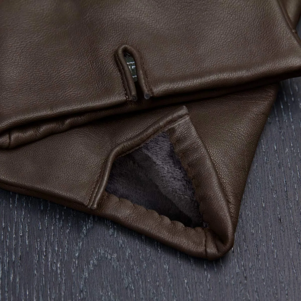 Downholme Vegan Leather Gloves for Men