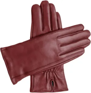 Downholme Vegan Leather Gloves for Women