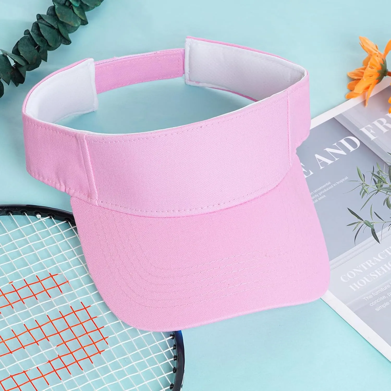 Dxhycc Sport Sun Visor Hats for Women Men, Adjustable Cotton Ball Caps Sun Caps for Golf, Running, and Outdoor Activities