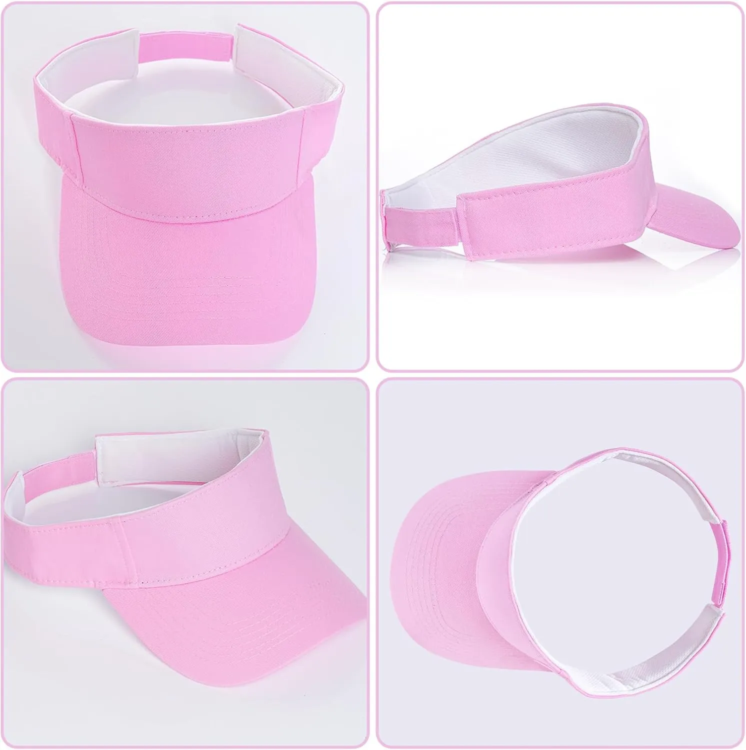 Dxhycc Sport Sun Visor Hats for Women Men, Adjustable Cotton Ball Caps Sun Caps for Golf, Running, and Outdoor Activities