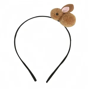 Easter Headbands Bunny Hair Bands for Women Girls Kids, Cute Brown Rabbit Pink Ears Hair Accessories Easter Day Decoration Headdress Party Supplies Gift Hair Hoop 1 Pcs