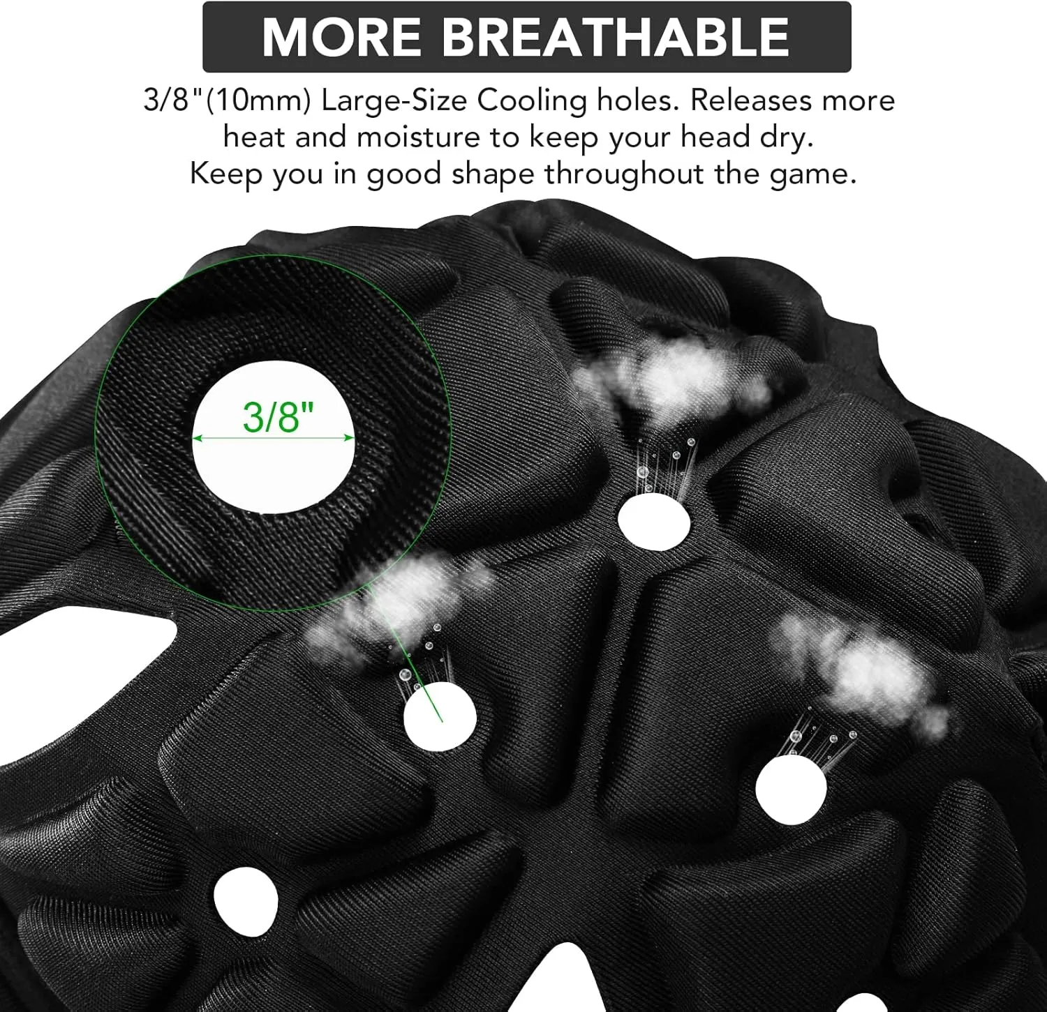 Flag Football Helmet Youth Soft Shell Helmet 7v7 Rugby Headgear Scrum Cap Youth Kids Adults