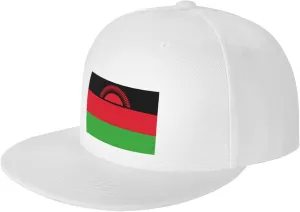 Flag of Malawi Trucker Hat for Men Snapback Hats Baseball Cap Flat Brim Hats