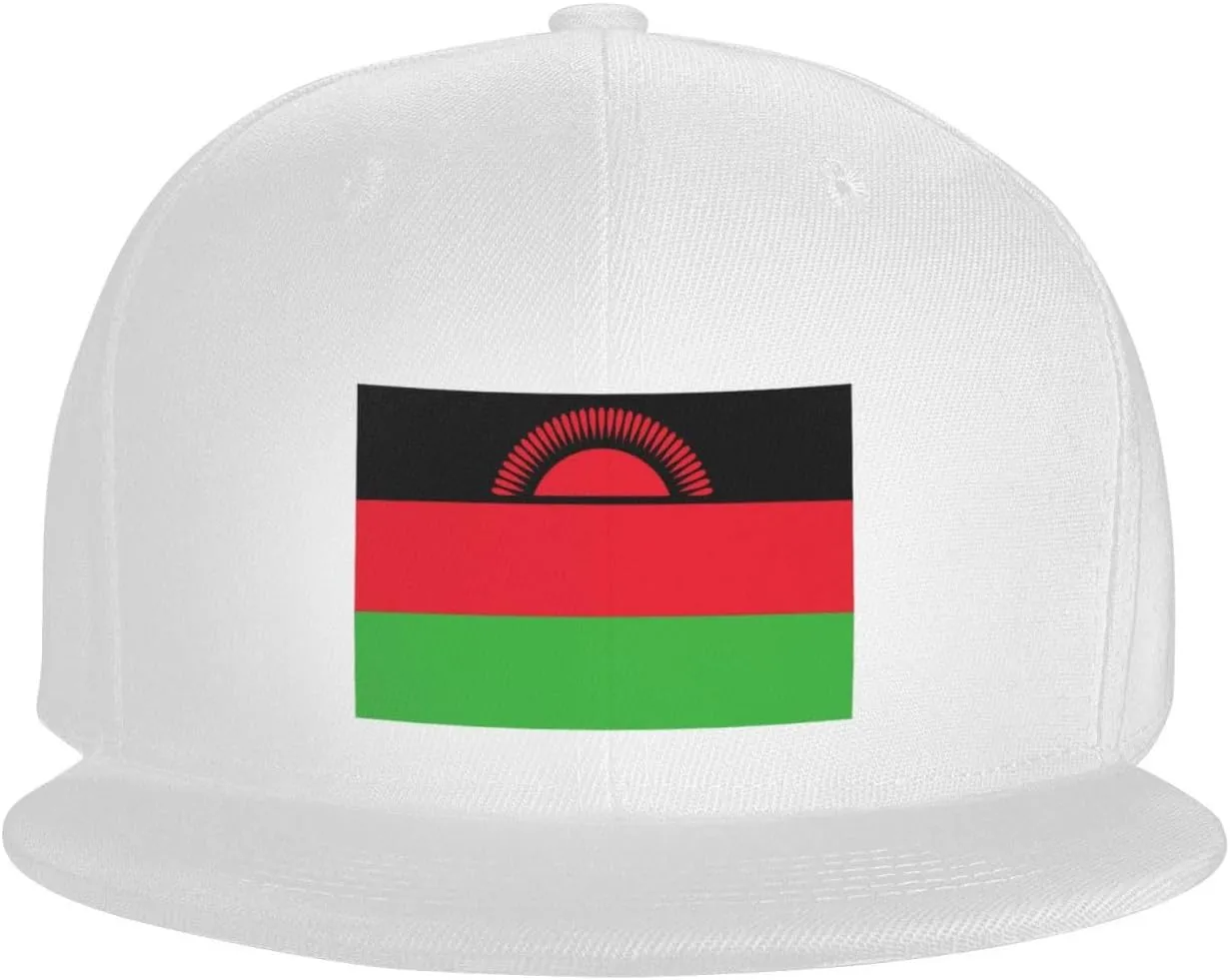 Flag of Malawi Trucker Hat for Men Snapback Hats Baseball Cap Flat Brim Hats
