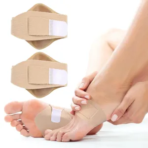 Flat Feet Support Compression Sleeves for Flat Feet, Adjustable Plantar Fasciitis Relief Copper Arch Support Sleeve for Foot Pain Relief