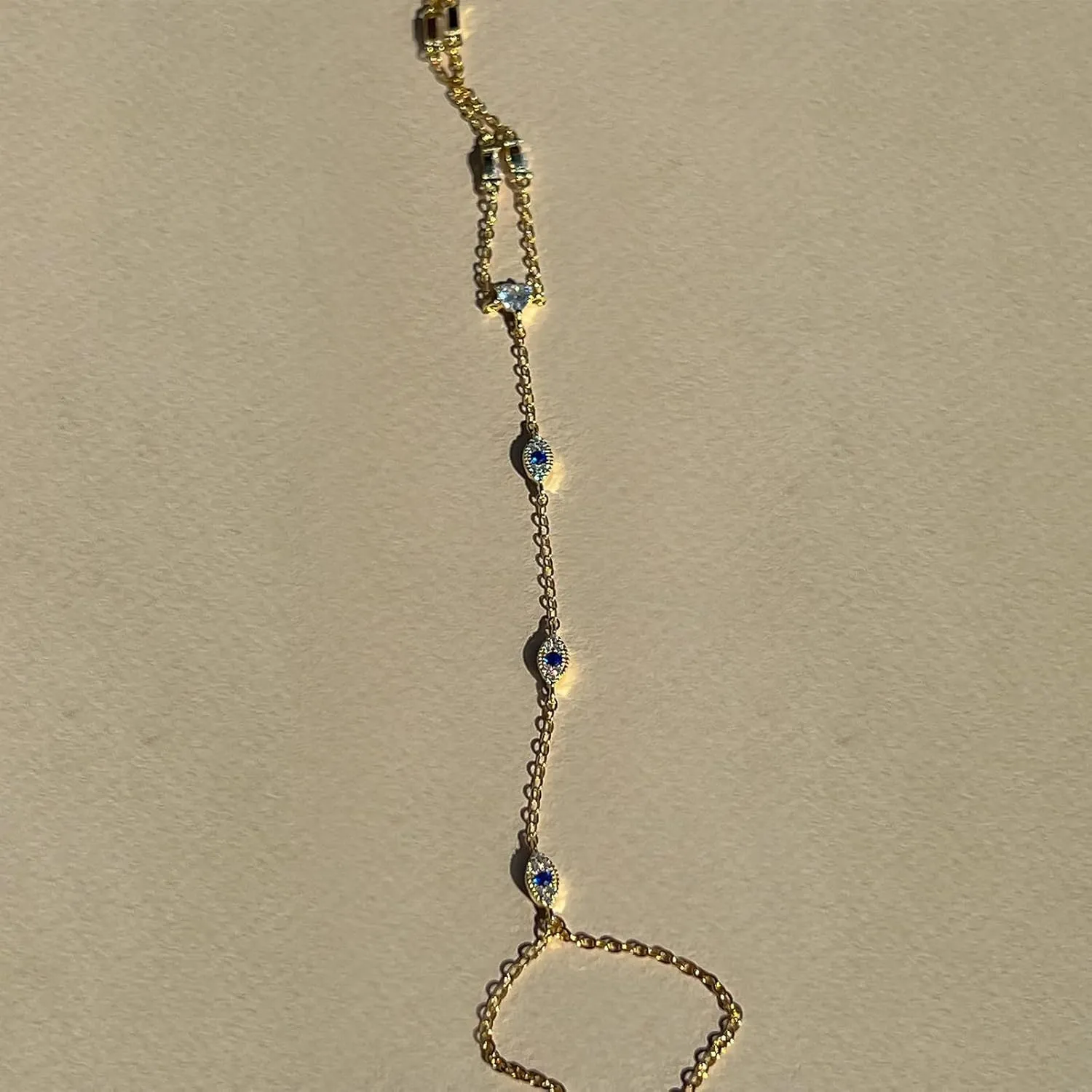 Hand Chain Gold Bracelets for Women Trendy Stuff Ring Bracelet Hand Chain Dainty Chain Bracelet Hand Jewelry Gifts