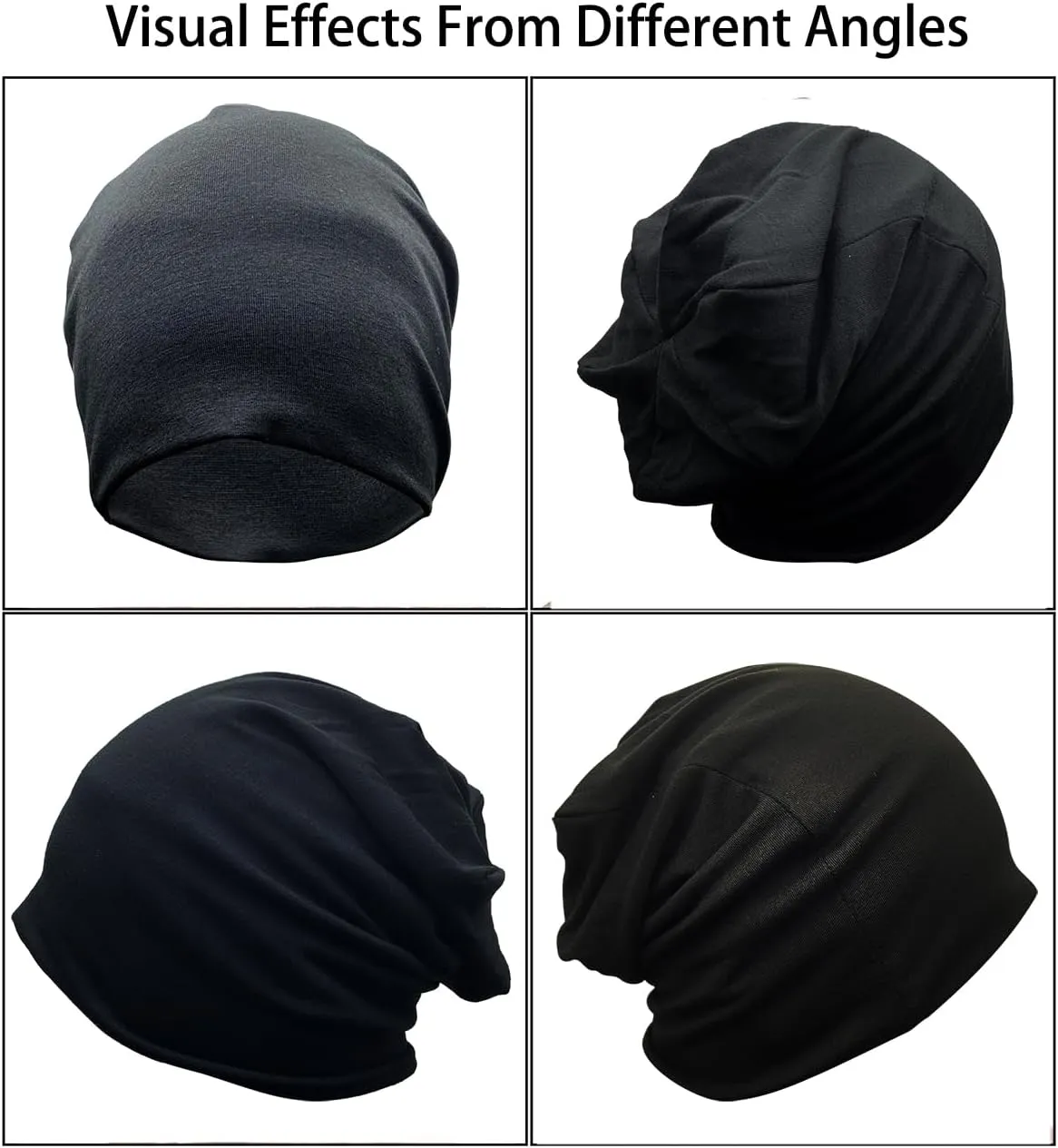 JarseHera Slouchy Beanie for Men Women Baggy Headwear Chemo Caps Cancer Hats