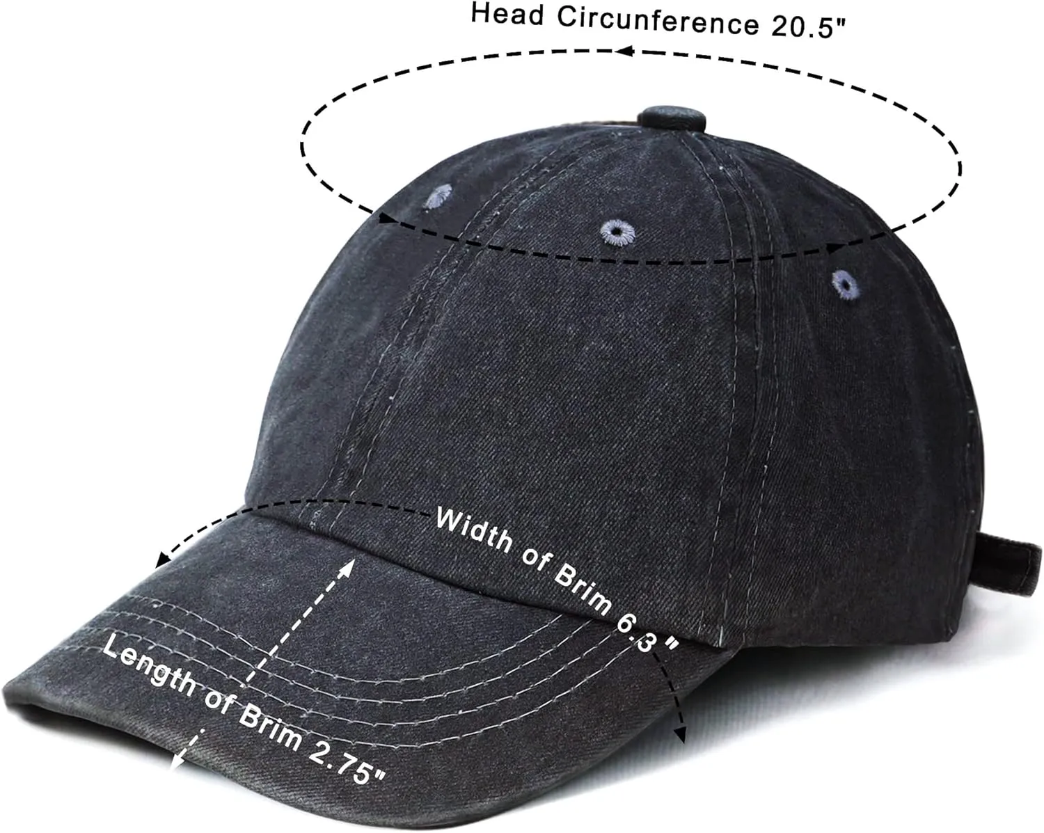 Kids Distresed-Washed Baseball Hat Infant Toddler Baby Boy Girl Hats Distresed for 2-8 Years