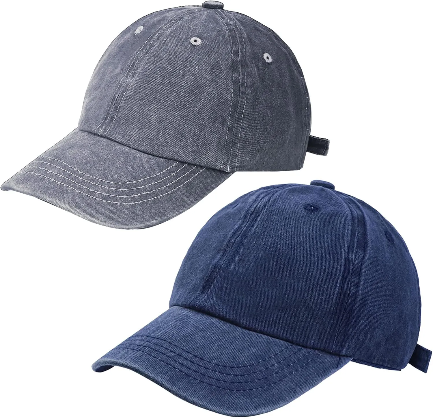 Kids Distresed-Washed Baseball Hat Infant Toddler Baby Boy Girl Hats Distresed for 2-8 Years