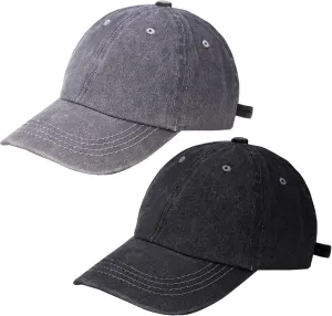 Kids Distresed-Washed Baseball Hat Infant Toddler Baby Boy Girl Hats Distresed for 2-8 Years