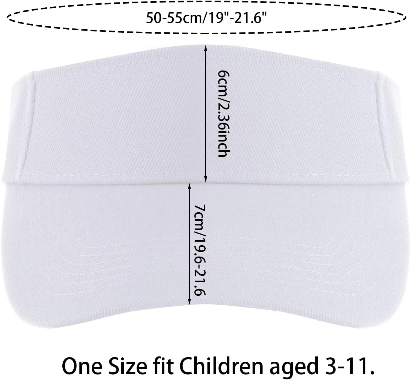 Kids Girls Boys Visor Sports Athletic Sun Visor Hats Adjustable Cotton Tennis Golf Visor Hat Beach Hat Baseball Cap
