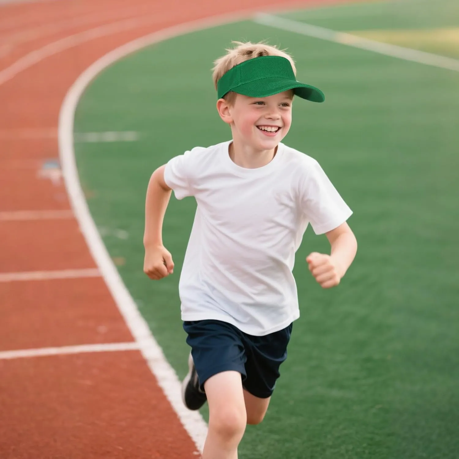 Kids Girls Boys Visor Sports Athletic Sun Visor Hats Adjustable Cotton Tennis Golf Visor Hat Beach Hat Baseball Cap