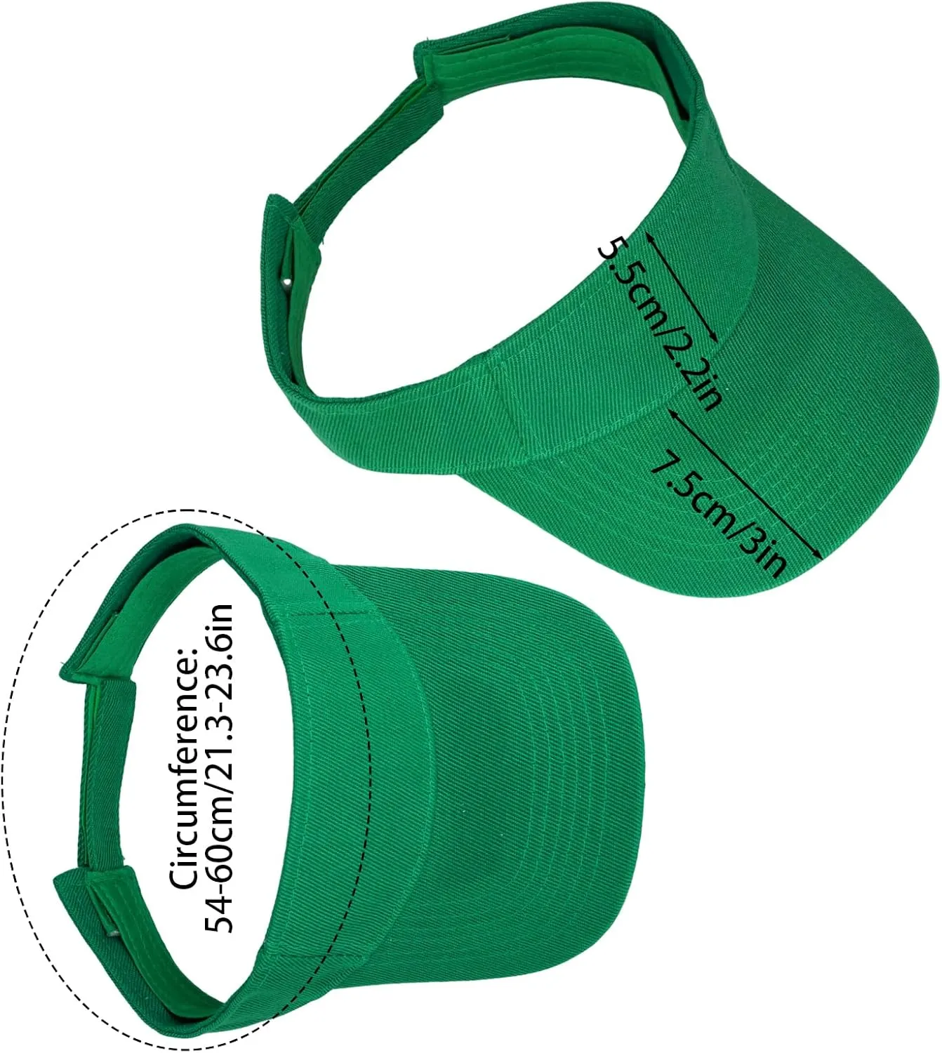 Kids Girls Boys Visor Sports Athletic Sun Visor Hats Adjustable Cotton Tennis Golf Visor Hat Beach Hat Baseball Cap