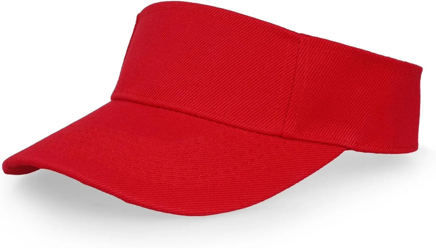 Kids Girls Boys Visor Sports Athletic Sun Visor Hats Adjustable Cotton Tennis Golf Visor Hat Beach Hat Baseball Cap