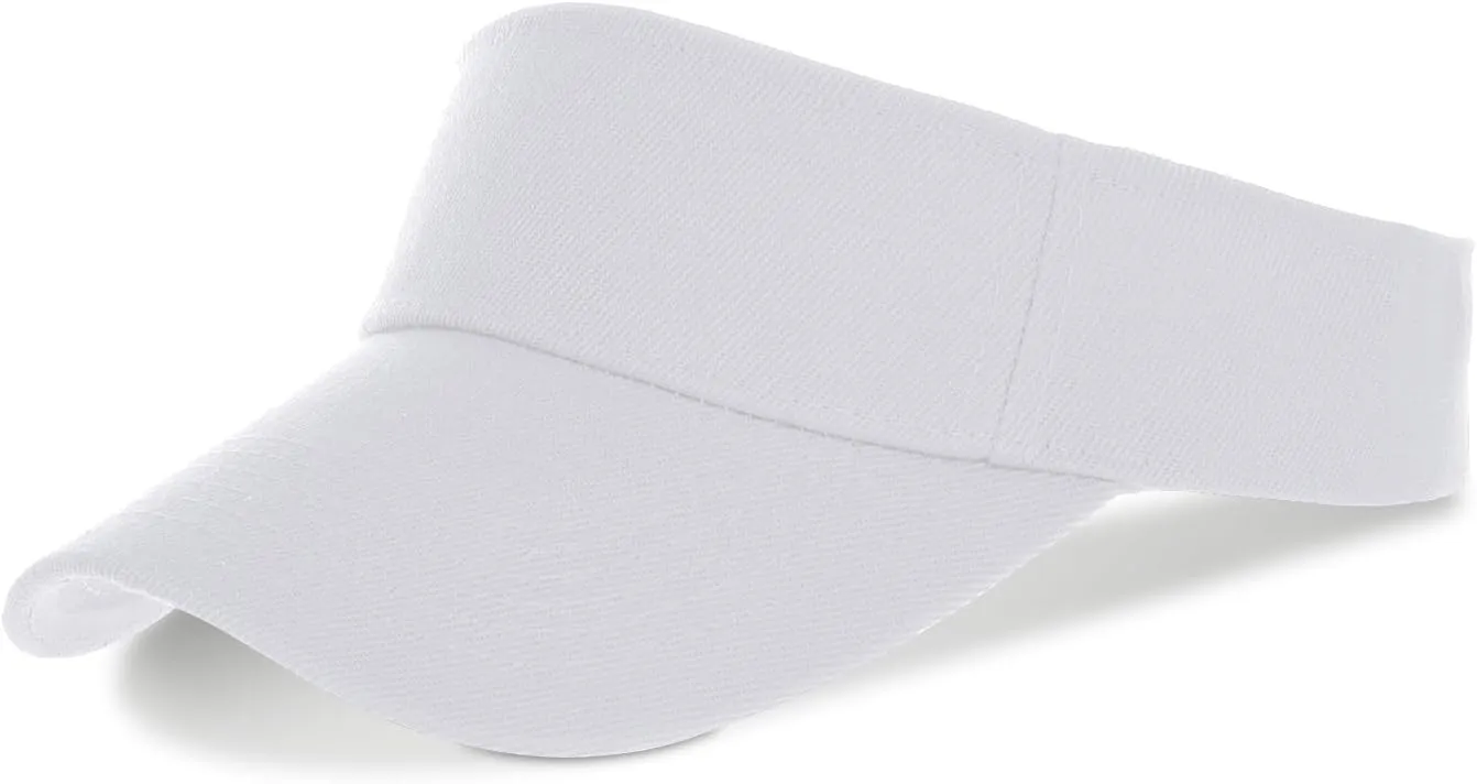 Kids Girls Boys Visor Sports Athletic Sun Visor Hats Adjustable Cotton Tennis Golf Visor Hat Beach Hat Baseball Cap