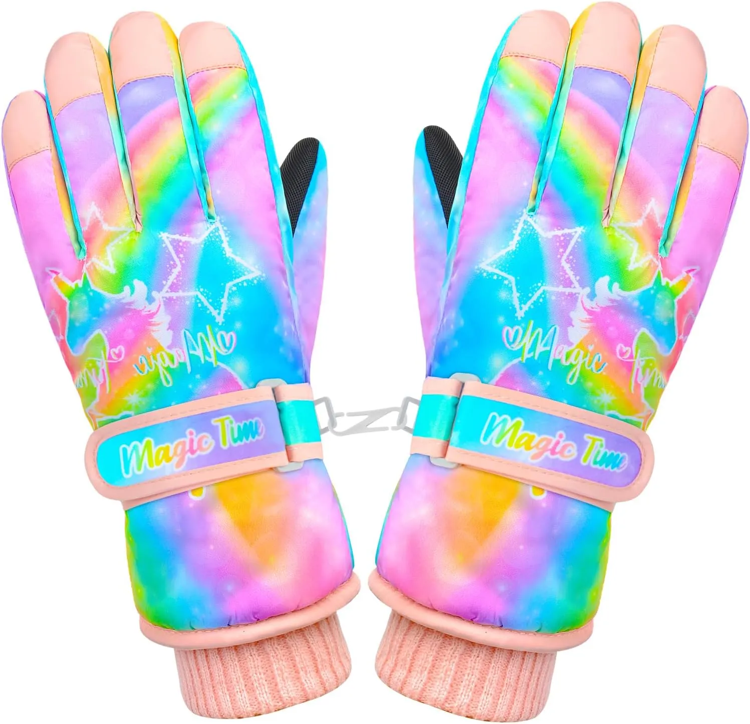 Kids Gloves Winter Snow Gloves Waterproof Ski Gloves for Girls, Toddler Snow Gloves Outdoor Snowboard Gloves