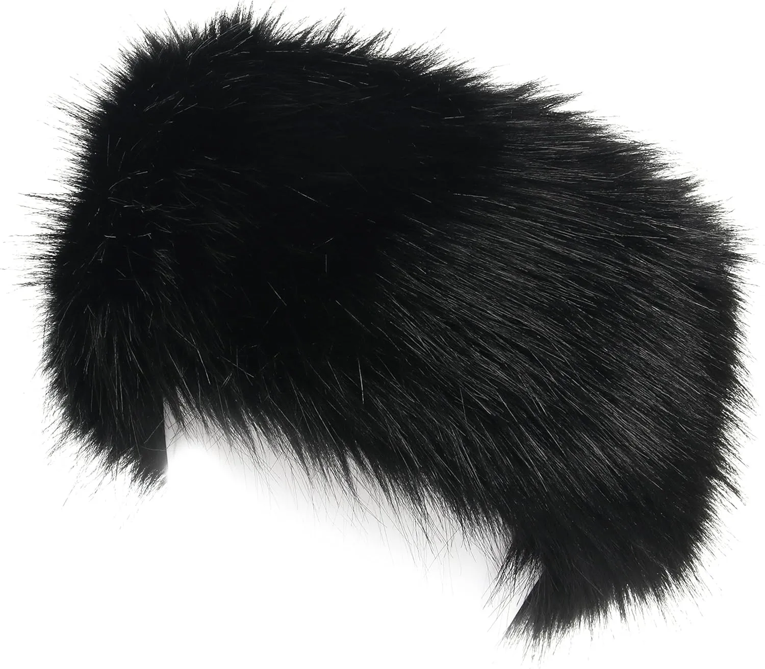 LA CARRIE Faux Fur Headband with Stretch Women's Winter Earwarmer Earmuff