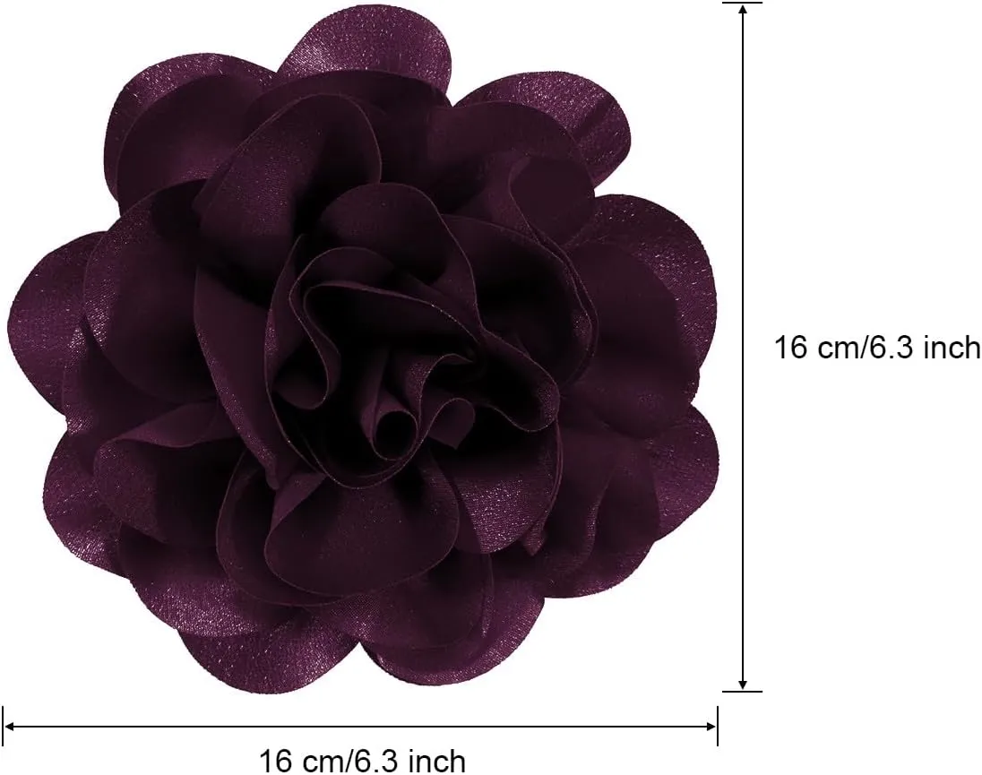 Large Rose Flower Brooches and Pins for Women | Rose Flower Hair Clips for Women, Lapel Pins for Women | Brooch for Women Dresses | Hat Pins for Women, Flower Hair, Pin for Clothes