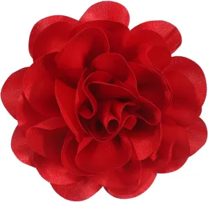 Large Rose Flower Brooches and Pins for Women | Rose Flower Hair Clips for Women, Lapel Pins for Women | Brooch for Women Dresses | Hat Pins for Women, Flower Hair, Pin for Clothes
